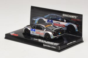 Audi R8 LMS GT3 #111 Metha / Breslin Black Falcon 24 Hours of Nurburgring 2010 Minichamps 1:43 437101911 Metall – Bild 3 von 5