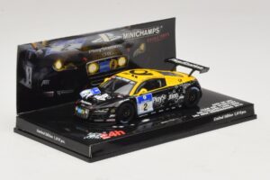 Audi R8 LMS GT3 #2 24 Hours of Nurburgring 2010 Minichamps 1:43 437101902 Metall – Bild 2 von 5