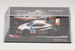 Audi R8 LMS GT3 #49 Krebs / Vogler Hankook 24 Hours of Nurburgring 2010 Minichamps 1:43 437101949 Metall – Bild 4 von 5