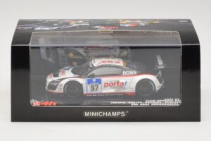 Audi R8 LMS GT3 #97 Phoenix Racing 24 Hours of Nurburgring 2010 Minichamps 1:43 437101997 Metall – Bild 5 von 5