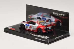 Audi R8 LMS GT3 #99 F. Biela / M. Fassler Phoenix Racing 24 Hours of Nurburgring 2010 Minichamps 1:43 437101999 Metall – Bild 3 von 5