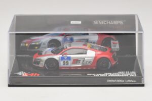 Audi R8 LMS GT3 #99 F. Biela / M. Fassler Phoenix Racing 24 Hours of Nurburgring 2010 Minichamps 1:43 437101999 Metall – Bild 4 von 5