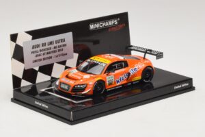 Audi R8 LMS Ultra #100 MS Racing Patel / Dobitsch ADAC GT Masters 2013 Minichamps 1:43 437130100 Metall – Bild 2 von 5