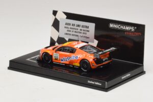 Audi R8 LMS Ultra #100 MS Racing Patel / Dobitsch ADAC GT Masters 2013 Minichamps 1:43 437130100 Metall – Bild 3 von 5