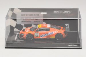 Audi R8 LMS Ultra #100 MS Racing Patel / Dobitsch ADAC GT Masters 2013 Minichamps 1:43 437130100 Metall – Bild 4 von 5
