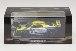 Audi R8 LMS Ultra #16 Busch 24 Hours of Nurburgring 2013 Minichamps 1:43 437130116 Metall – Bild 5 von 5