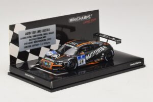 Audi R8 LMS Ultra #29 Team WRT Sandstorm L. Vanthoor 24 Hours of Nurburgring 2013 Minichamps 1:43 437130129 Metall – Bild 2 von 5