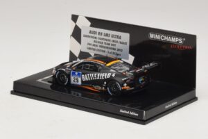 Audi R8 LMS Ultra #29 Team WRT Sandstorm L. Vanthoor 24 Hours of Nurburgring 2013 Minichamps 1:43 437130129 Metall – Bild 3 von 5