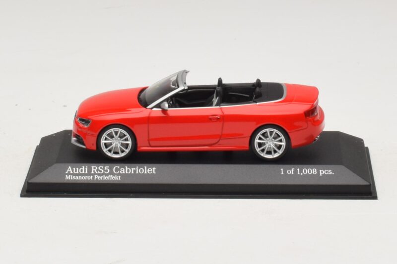 Audi RS5 B8 Cabriolet Rot Minichamps 1:43 Audi RS5 B8 Cabriolet Rot Minichamps 1:43 410011230 Metall