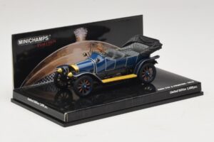 Audi Typ A Phaeton Blau Minichamps 1:43 437019031 Metall – Bild 2 von 5