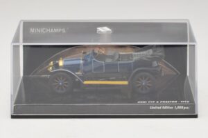 Audi Typ A Phaeton Blau Minichamps 1:43 437019031 Metall – Bild 4 von 5