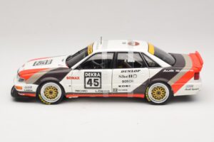 Audi V8 Quattro DTM #45 F. Biela Team AZR 1991 Minichamps 1:18 100911045 Metall – Bild 4 von 8