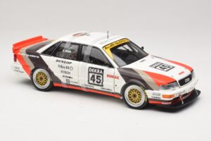 Audi V8 Quattro DTM #45 F. Biela Team AZR 1991 Minichamps 1:18 100911045 Metall – Bild 6 von 8
