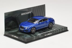 Bentley Continental GT V8 Blau Metallic Minichamps 1:43 436139982 Metall – Bild 2 von 4