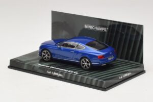 Bentley Continental GT V8 Blau Metallic Minichamps 1:43 436139982 Metall – Bild 3 von 4