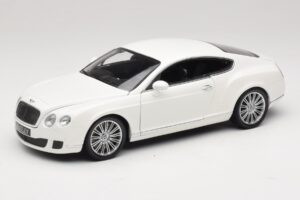 Bentley Continental GT Weiss Ersatzverpackung Minichamps 1:18 100139621-R1 Metall