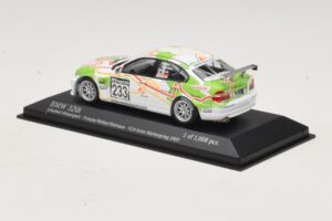 BMW 320i E46 #233 A. Priaulx / J. Muller Schubert Motorsport VLN Nurburgring 2005 Minichamps 1:43 400052433 Metall – Bild 3 von 4