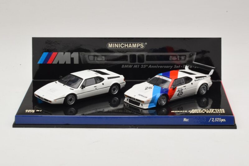 BMW M1 25. Jubiläumsset Minichamps 1:43 BMW M1 25. Jubiläumsset Minichamps 1:43 402025025 Metall
