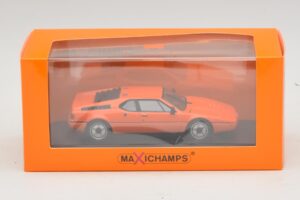 BMW M1 Orange Maxichamps 1:43 940025020 Metall – Bild 4 von 4