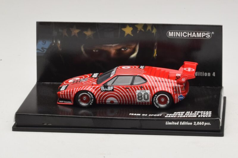 BMW M1 Procar #80 H-J. Stuck Procar Series 1980 Minichamps 1:43 BMW M1 Procar #80 H-J. Stuck Procar Series 1980 Minichamps 1:43 444891604 Metall