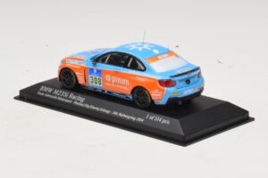BMW M235i Team Adrenalin #308 Fischer / Zils 24 Hours of Nurburgring 2014 Minichamps 1:43 437142408 Metall – Bild 3 von 4