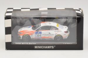 BMW M235i Team Rent2drive #304 Ackermann / Wishkirchen 24 Hours of Nurburgring 2015 Minichamps 1:43 437152504 Metall – Bild 4 von 4