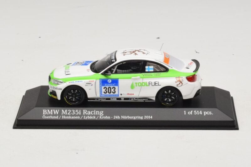BMW M235i ToolFuel #303 Krohn 24 Hours of Nurburgring 2014 Minichamps 1:43 BMW M235i ToolFuel #303 Krohn 24 Hours of Nurburgring 2014 Minichamps 1:43 437142403 Metall