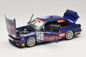BMW M3 E30 Auto Maass #42 H. Becker DTM 1992 Minichamps 1:18 180922042 Metall – Bild 2 von 8