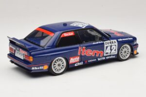 BMW M3 E30 Auto Maass #42 H. Becker DTM 1992 Minichamps 1:18 180922042 Metall – Bild 3 von 8