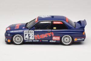 BMW M3 E30 Auto Maass #42 H. Becker DTM 1992 Minichamps 1:18 180922042 Metall – Bild 4 von 8