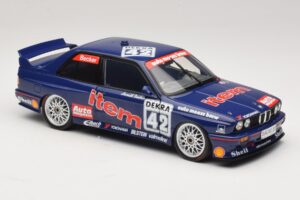 BMW M3 E30 Auto Maass #42 H. Becker DTM 1992 Minichamps 1:18 180922042 Metall – Bild 6 von 8