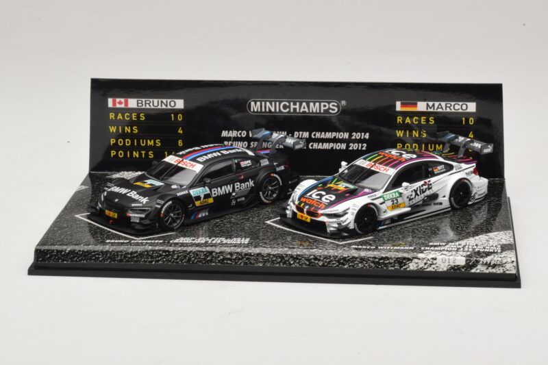 BMW M3 & M4 DTM Champions Set B. Spengler / M. Wittmann 2012 & 2014 Minichamps 1:43 BMW M3 & M4 DTM Champions Set B. Spengler / M. Wittmann 2012 & 2014 Minichamps 1:43 412020723 Metall