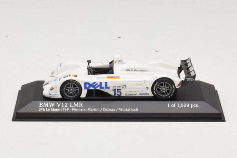 BMW V12 LMR #15 P. Martini / Y. Dalmas / J. Winkelhock 24 Hours of Le Mans Winner 1999 Minichamps 1:43 BMW V12 LMR #15 P. Martini / Y. Dalmas / J. Winkelhock 24 Hours of Le Mans Winner 1999 Minichamps 1:43 430992915 Metall