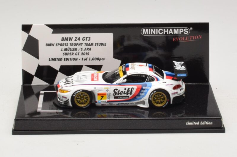 BMW Z4 GT3 Steiff #7 Muller / Ara Super GT 2015 Minichamps 1:43 BMW Z4 GT3 Steiff #7 Muller / Ara Super GT 2015 Minichamps 1:43 447152007 Metall