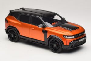 Dacia Duster Mk3 Redust Sport 4x2 Hybrid Metallic Orange Otto 1:18 OT1316 Resin – Bild 4 von 6