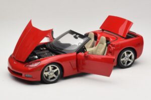 Chevrolet Corvette C6 Cabriolet Rot AUTOart 1:18 71221 Metall – Bild 2 von 8
