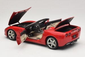 Chevrolet Corvette C6 Cabriolet Rot AUTOart 1:18 71221 Metall – Bild 5 von 8