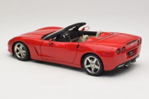 Chevrolet Corvette C6 Cabriolet Rot AUTOart 1:18 71221 Metall – Bild 7 von 8
