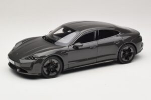 Porsche Taycan Turbo S Slate Grey Neo Norev 1:18 Porsche Taycan Turbo S Slate Grey Neo Norev 1:18 187654 Metall