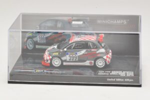 Fiat 500 Abarth Assetto Corse #399 Autohaus Winz VLN 2010 Minichamps 1:43 437101299 Metall – Bild 4 von 5