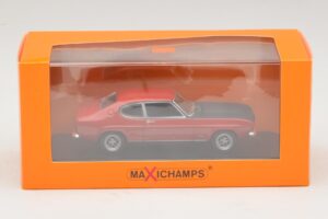 Ford Capri I Rot Mit Schwarzer Haube Maxichamps 1:43 940085801 Metall – Bild 4 von 4
