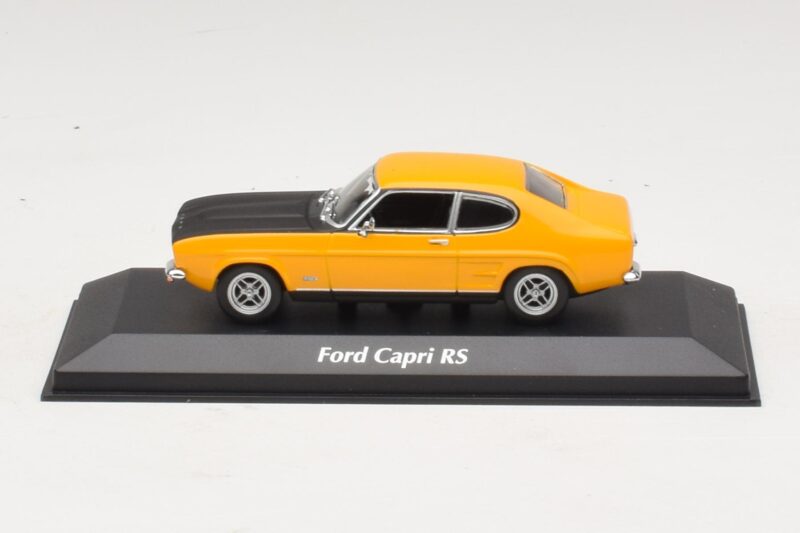 Ford Capri Mk1 RS Gelb mit Schwarzer Motorhaube Maxichamps 1:43 Ford Capri Mk1 RS Gelb mit Schwarzer Motorhaube Maxichamps 1:43 940085800 Metall