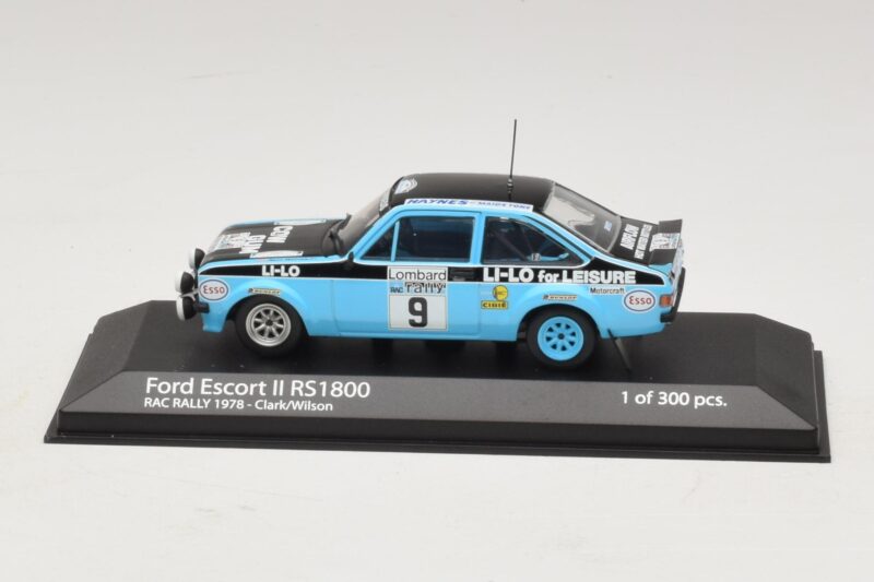Ford Escort Mk2 RS1800 #9 R. Clark / Wilson RAC Rally 1978 Minichamps 1:43 Ford Escort Mk2 RS1800 #9 R. Clark / Wilson RAC Rally 1978 Minichamps 1:43 400788409 Metall