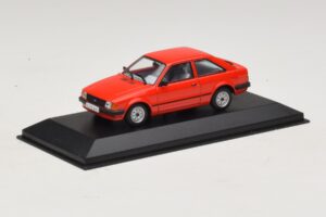 Ford Escort Mk3 3-Türer Rot Minichamps 1:43 400085000 Metall – Bild 2 von 4