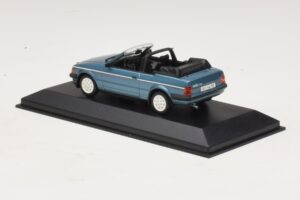 Ford Escort Mk3 Cabriolet Blau Metallic Minichamps 1:43 400085030 Metall – Bild 3 von 4