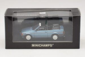 Ford Escort Mk3 Cabriolet Blau Metallic Minichamps 1:43 400085030 Metall – Bild 4 von 4