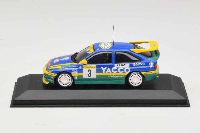 Ford Escort RS #3 Bernardini / Occelli Rally Monte Carlo Winner 1996 Minichamps 1:43 Ford Escort RS #3 Bernardini / Occelli Rally Monte Carlo Winner 1996 Minichamps 1:43 430968203 Metall