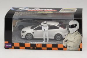 Ford Focus RS Mk2 Top Gear Weiss Mit Figur Minichamps 1:43 519438810 Metall – Bild 5 von 5
