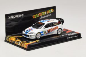 Ford Focus RS WRC #46 V. Rossi / C. Cassina RAC Rally 2007 Beschädigte Verpackung Minichamps 1:43 400078446-O1 Metall – Bild 2 von 5