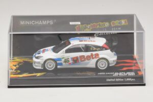 Ford Focus RS WRC #46 V. Rossi / C. Cassina RAC Rally 2007 Minichamps 1:43 400078446 Metall – Bild 4 von 5
